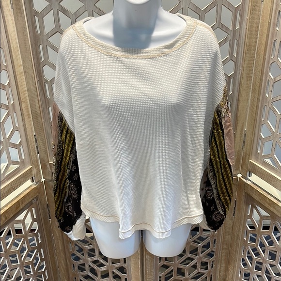 Free People Blossom Paisley Balloon Sleeve Therm - Picture 5 of 16